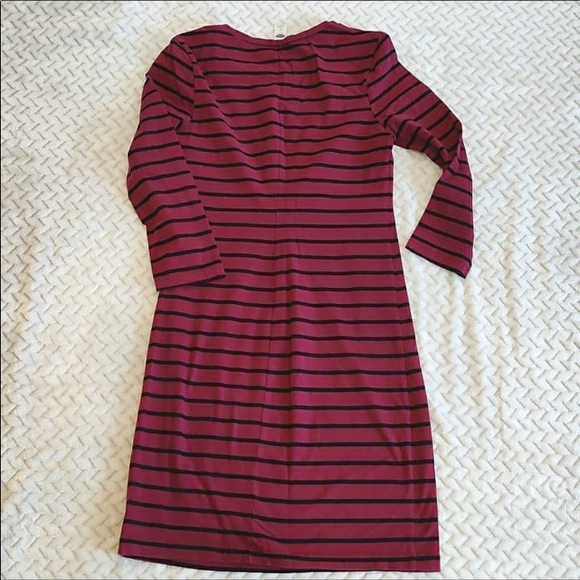 OLD NAVY 3/4 Sleeves Stripes Jersey Dress. - Picture 2 of 3